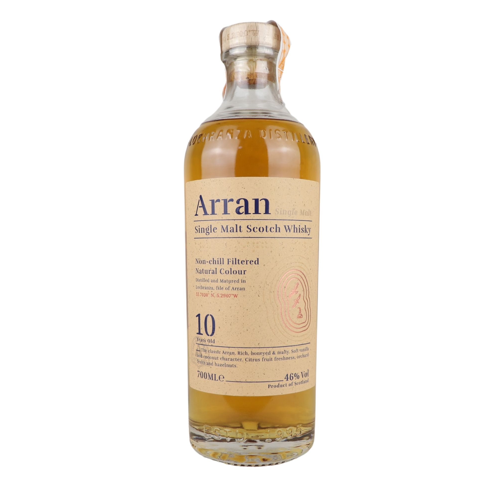 Arran 10 Years Old Single Malt Scotch Whisky 700mL Arran 10 Years Old Single Malt Scotch Whisky 700mL